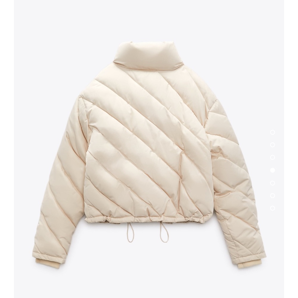 Zara Puffer Jacket With Patch Pockets - image 4